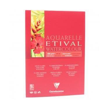 Imagem de Bloco para Aquarela Clairefontaine Etival 200g/m² A5
