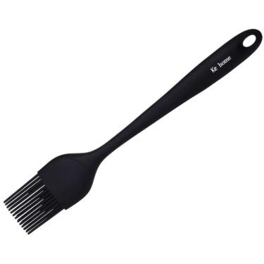 Imagem de Pincel de Silicone Culinário Resistente ao Calor para Cozinha e Confeitaria Preto Ke Home