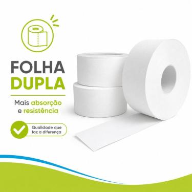 Imagem de Papel Higienico Rolao 200m Isapel Excellence 8 Rolos