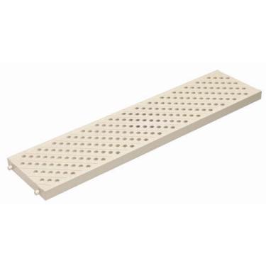 Imagem de 3pç grelha piso pedestre pvc resistente 13x50cm  areia tigre