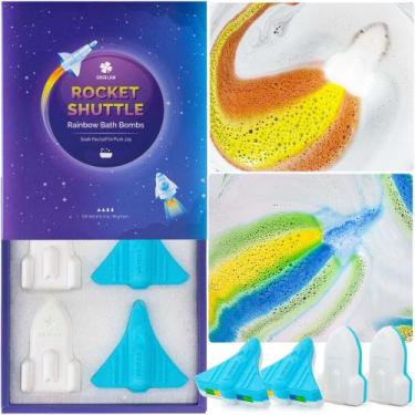 Imagem de Bombas de banho ORIGLAM Space Rocket 4 XL Natural Organic Kids