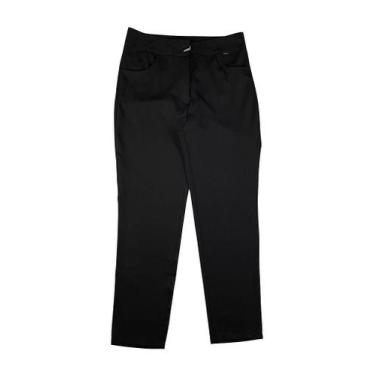 Imagem de Calça Social Feminina Drupp - Elegante e Confortável, Preto, 52