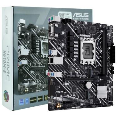 Imagem de Placa Mãe Asus Prime H610M-E com Suporte DDR5 4800MHz e Socket LGA 1700 para Intel 12a Geração Micro ATX