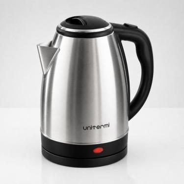 Imagem de Chaleira Elétrica Inox 1,8L Base Giratória 220V 1800W Unitermi, 220V