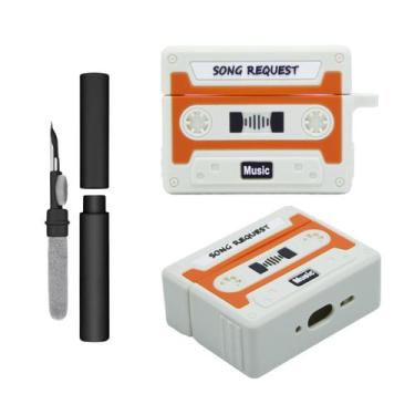 Imagem de Kit Limpador para Fones e Capa Protetora Nerdcase Compatível com AirPo
