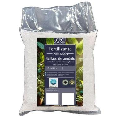 Imagem de Fertilizante Sulfato de Amônio Branco N20 S24 CPC Garden 1 Kg - CPC CA