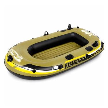 Imagem de Bote Inflável Par Remos + Bomba ar Fishman 200 Pathfinder até 190kg - 