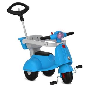 Imagem de Triciclo Infantil - Passeio E Pedal Banderetta Azul 1245 Azu Azul  Kit