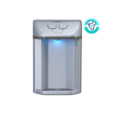 Imagem de Purificador Água Ozônio Acquabios Filtro Classe A Alcalino e Compressor Cor Prata - ULTRAICE