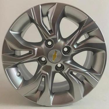 Imagem de Jogo 4 Rodas Gm Onix Turbo Rs Aro 15x6,0 4x100 S35 Prata - Krmai