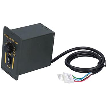 Imagem de Controlador de velocidade do motor AC, conector de alta potência AC 220V 6 pinos regulador de velocidades Mini com interruptor CW CCW para impressão(#1)