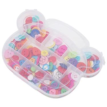 Imagem de Botões de resina, botões artesanais impermeável durável seguro inofensivo para decoração de roupas para artesanato faça você mesmo