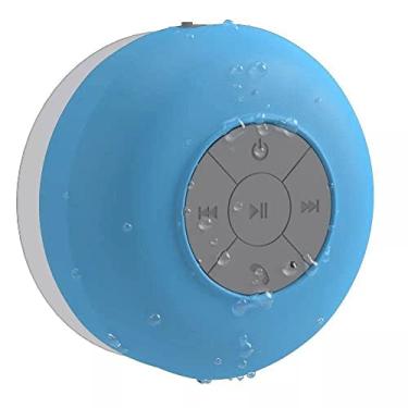 Imagem de Mini Caixa De Som Portátil Bluetooth Alto-Falante À Prova D'Água Alimentado Via Porta USB, À Prova D'Água, 60X85X85Mm Azul