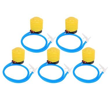 Imagem de Junlucki Bomba de pé de bola de ioga durável, bomba, bomba de pé de balão, acabamento profissional conveniente para inflar travesseiros infláveis balões