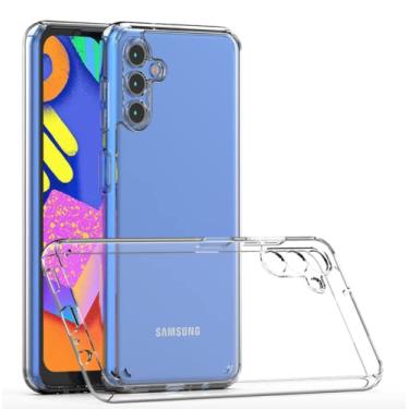 Imagem de Capa hybrid Anti-impacto Para Samsung Galaxy M52 5G - Transparente