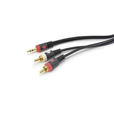 Imagem de Cabo P2 X 2 Rca Profissional Blindado 2m Santo Angelo