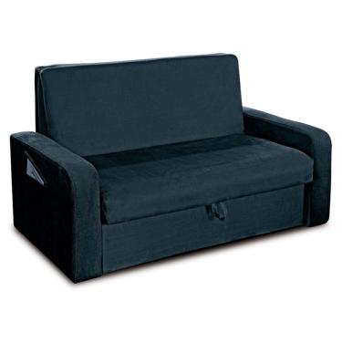 Imagem de Sofá-Cama Daiane Veludo Light Petróleo