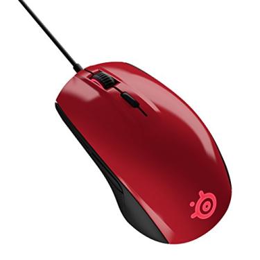 Imagem de SteelSeries Rival 100, mouse óptico para jogos - vermelho forjado