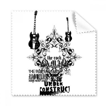 Imagem de Pano de limpeza para guitarra, música, estilo gótico, 5 peças