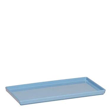 Imagem de Prato Square Retangular 13,5x27 Azul em Polipropileno Linha Tendência Vem