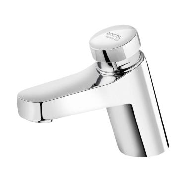 Imagem de Torneira para Lavatório de Mesa Pressmatic Deluxe com Regulador de Tempo Bactéria-free Docol