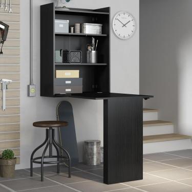 Imagem de Armário Balcão com Mesa Retrátil Multimóveis Preto