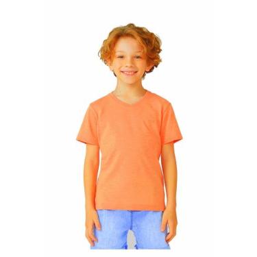 Imagem de Camiseta Básica Infantil Menino Em Decote V - Hering Kids