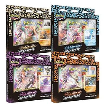 Imagem de Coleção 4 Box Pokémon Caminho do Campeão Ginásios Circhester e Stow-On-Side Copag cards cartas