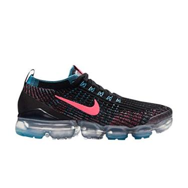 Imagem de Nike Tênis feminino Air Vapormax Flyknit 3 Preto Hyper Pink Blue CZ7988-001, Preto/azul báltico/prata metálico/rosa hiper, 7 Narrow