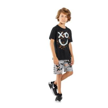 Imagem de Conjunto Teen Masculino Camiseta + Bermuda Lemon