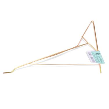 Imagem de Suporte A Metal Vaso Plantas M Dourado Jardim Vertical 15und