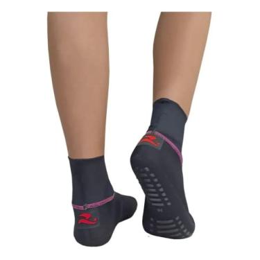 Imagem de SAPATILHA BEACH TENNIS REALTEX 1344 - Preto/Rosa G