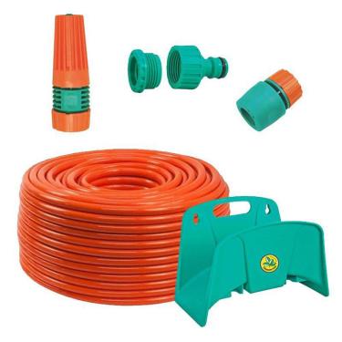 Imagem de Mangueira Silicone Trançada Jardim Flexível Turbo 15 Metros