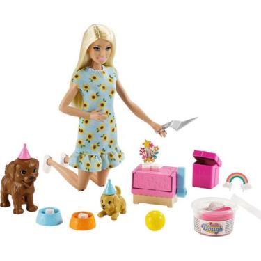 Imagem de Playset Barbie Sisters E Pets - Aniversário Do Cachorrinho - Mattel