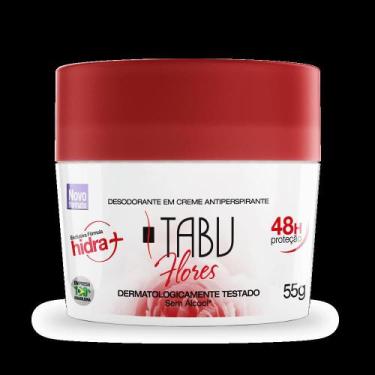 Imagem de Desodorante Creme Antitranspirante Tabu Flores 55G - Tabu Clássico