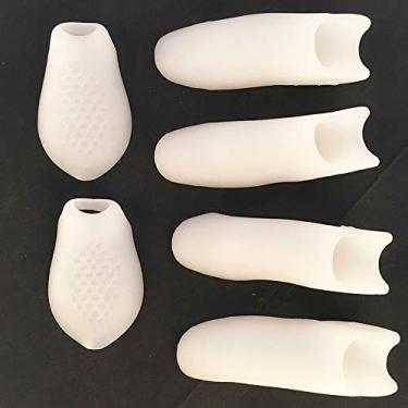 Imagem de Toe Shield, Soft Gel Bunionitis Pad Shield Protector, órtese de joanete de dedo mindinho, joanetes, extensor de alisador de dedo do pé