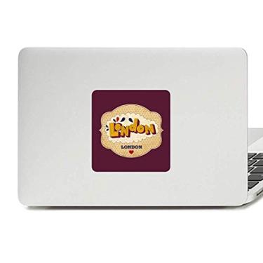 Imagem de Guarda-chuva Reino Unido London Stamp British Decalque Vinil Paster Laptop Adesivo Decoração PC