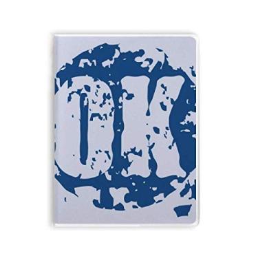 Imagem de Caderno com estampa de ilustração redonda, capa de chiclete, diário de capa macia