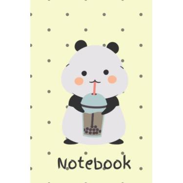 Imagem de Peachy Momo Small Notebook, Cute Kawaii Panda Notebook: Kawaii Panda Pink Polka Dot Notebook, 6x9 in 100 Lined Pages