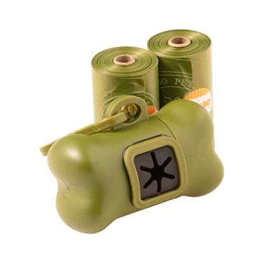 Imagem de JAMBO PET Kit Porta Saq Bio Eco Green 2 Rolos Jambo Para Cães