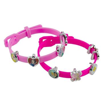 Imagem de Brinquedo Infantil Menina Kit Pulseira Disney Princesa 29 Pç