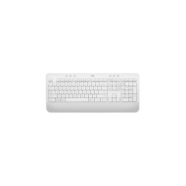 Imagem de Teclado Sem Fio Logitech Signature K650, Bluetooth, USB, Com Apoio para as Mãos, US, Branco - 920-010965
