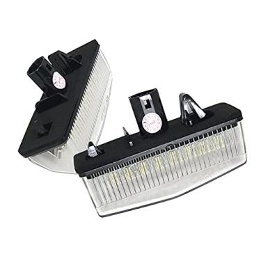 Imagem de NATEFEMIN 2 peças de alto brilho mini LED número placa número luz lâmpada carro para Toyotav
