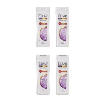 Imagem de Kit 4 Shampoo Clear Hidratação Intensa 400ml - Clear - Unilever Brasil
