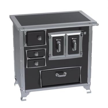 Imagem de Fogao a Lenha GII N 1 Gab Sec Xviii Premium Preto Saida Direita