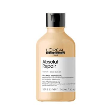 Imagem de Shampoo Loreal  Absolut Repair Gold Quinoa 300ml - L'oréal Professionn