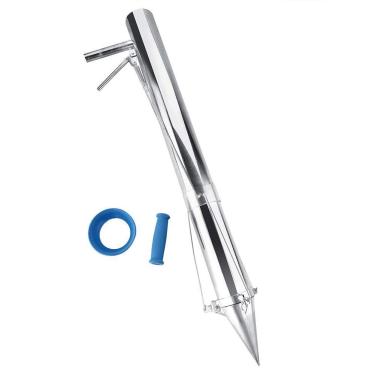 Imagem de Ferramentas de plantador de bulbo de cabo longo e ferramenta de mudas de vegetais plantador manual de plantas transplantador de bulbo