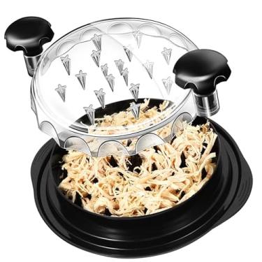 Imagem de SDFNBRA Triturador de frango grande 25 cm, ferramenta trituradora de peito de frango, cabo ergonômico, base super antiderrapante, pode ser lavada na lava-louças, resistente ao calor, livre de BPA