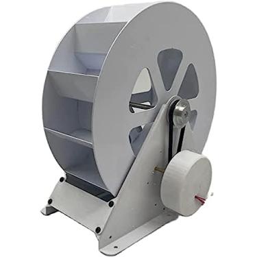 Imagem de Gerador de turbina hidráulica, roda d'água, usina hidrelétrica, geração de eletricidade tipo disco de baixa velocidade, roda de vento e água ao ar livre-