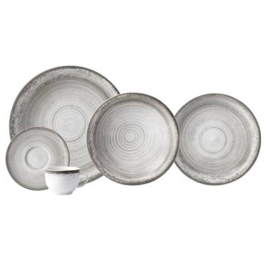Imagem de Aparelho De Jantar 30 Peças Esfera Cinza Schmidt